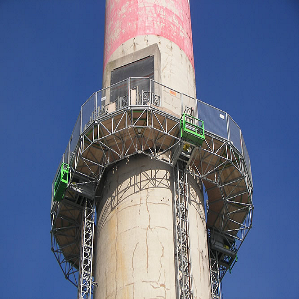 爬升工作平臺(tái)高塔施工